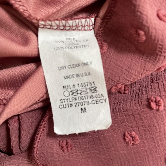 Altar’d State Dress Rose Colored Size Medium - Picture 6 of 7